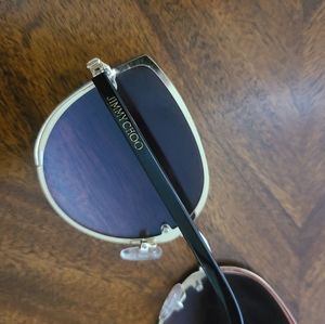 Jimmy Choo Sunglasses with blue side glitter